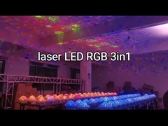 چراغ های صحنه کم مصرف 25 واتی LED افکت RGB DJ برای نورپردازی صحنه تئاتر داخلی