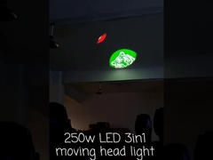 چراغ سر متحرک 250 واتی LED 3 در 1