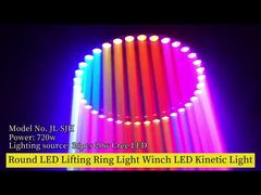 توپ بالابرنده LED گرد وینچ چراغ جنبشی LED