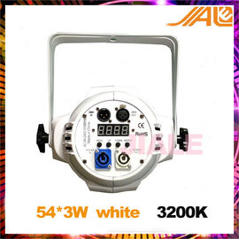 Warm White Led Par Can Light Led Par 64 Stage Lights 3200k 54pcs 3w