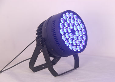 36 عدد پانل 10W LED Par می تواند چراغ RGBW 4 در 1 دیسکو نور 4 / 8CH DMX 512 AC 90V - 240V 3 پین DMX512 کنترل کارشناسی ارشد برده