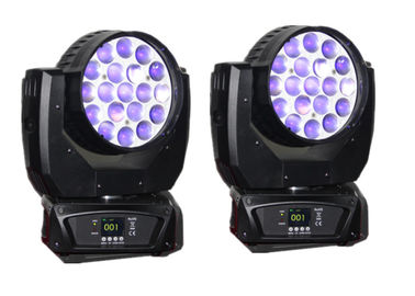 نورپردازی مرحله ای کوچک 19 * 12W Beam LED Moving Head Light / LED Spot Moving Heads