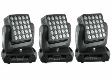 بالا 1 تخت 25 * 12W لومن آمریکایی CREE، RGBW رنگ مخلوط LED رهبری نور سر / میدان DJ حرکت سر چراغ