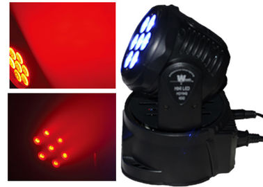 7pcs RGBW Stage 80W Holiday Moving Heads Lights Beam Angle 10 Degree