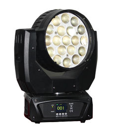 540 درجه پان 270 درجه شیب 19 عدد 12W RGBW 4in1 چراغ سر متحرک LED زوم شستشو چراغ سر متحرک