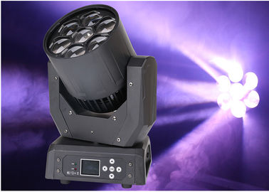 Full Color LED Moving Head DJ Stage Light 22 / 50 CH DMX512 7 * 20W LED Spot Lamp