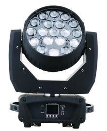 540 درجه پان 270 درجه شیب 19 عدد 12W RGBW 4in1 چراغ سر متحرک LED زوم شستشو چراغ سر متحرک