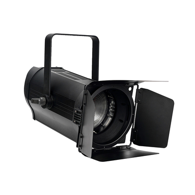 نورپردازی صحنه تئاتر نقطه ای Fresnel 200 واتی 3200k یا 5600k Fresnel Lights Black Housing Shell