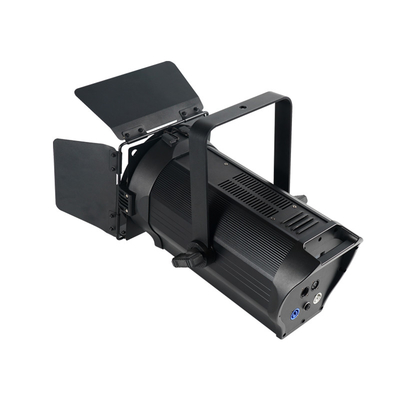 نورپردازی صحنه تئاتر نقطه ای Fresnel 200 واتی 3200k یا 5600k Fresnel Lights Black Housing Shell