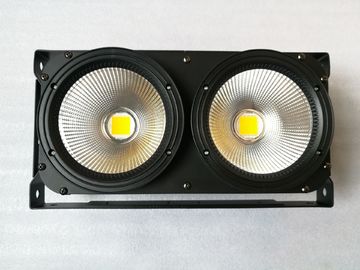 خالص سفید COB LED 2 چشم DMX مرحله تئاتر روشنایی 100 وات / 200 وات