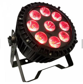 DMX512 RGBWA 9pcs * 12w LED در فضای باز LED روشنایی بالا را بشویید