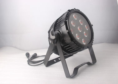 لامپ 9x18w rgbwa اشعه ماوراء بنفش 6in1 باتری dmx بی سیم چراغ برای کنسرت، ضد آب به رهبری نور