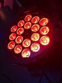 18pcs * 15W 6 in 1 RGBWA UV اشعه ماوراء بنفش در فضای باز / ضد آب چراغ PAR چراغ