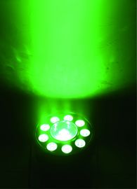 رنگ مخلوط DMX RGB Indoor LED Flat Par Light 9 * 3W +1 * 30W IP20