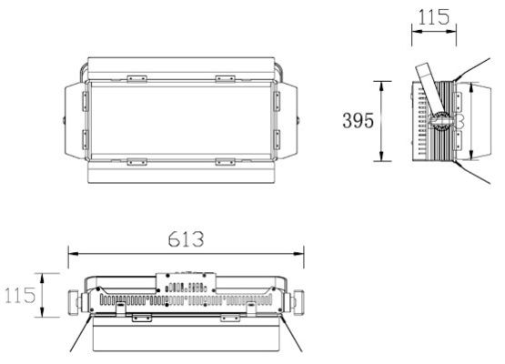 400W 3200K 5600K Digital Flat Plate Soft Light برای سالن کنفرانس