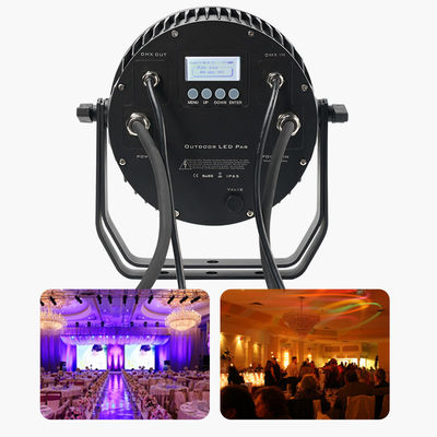 18pcs 12W IP65 ضد آب در فضای باز LED Par برای رویدادها RGBWA UV 6in1