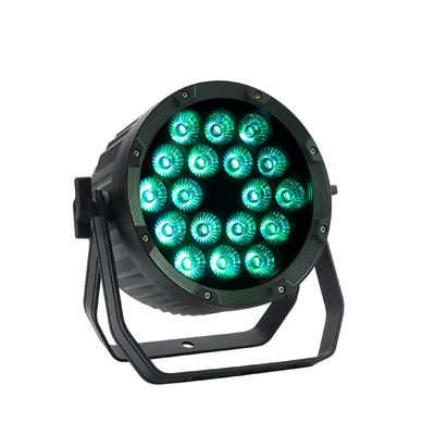 18pcs 12W IP65 ضد آب در فضای باز LED Par برای رویدادها RGBWA UV 6in1