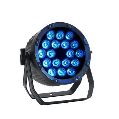 18pcs 12W IP65 ضد آب در فضای باز LED Par برای رویدادها RGBWA UV 6in1