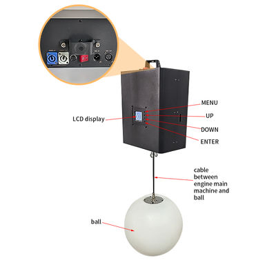 2m DMX چراغ های حرکتی بالا بردن توپ Kinetic LED Ball Light LED بالا بردن توپ نور