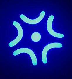 9 رنگ + LED سفید حرکتی سر نقطه ای نور / مینی LED شستن حرکت سر