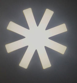 شعله عقب انداز LED رهبری نور پلاستیکی و آلومینیوم آلیاژ شل