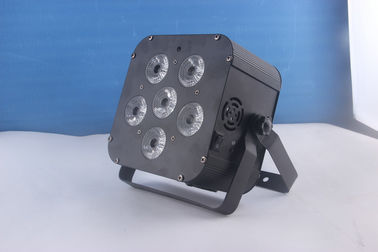 Glare Chargeing DJ Stage Lights Super Bright 6 باتری رنگی بهره می برد