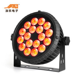 18x18w RGBWA UV 6 In 1 LED کنترل روشنایی DMX با وضوح بالا