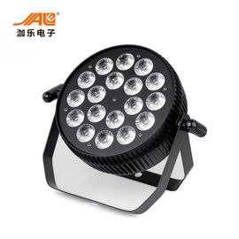 RGBWA UV Flat Stage LED LED Par Can Lights تنظیم حالت کنترل DMX512 180W