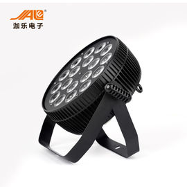 RGBWA UV Flat Stage LED LED Par Can Lights تنظیم حالت کنترل DMX512 180W
