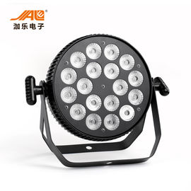 RGBWA UV Flat Stage LED LED Par Can Lights تنظیم حالت کنترل DMX512 180W