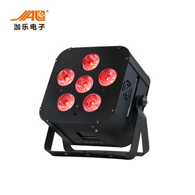 باتری فای 6x18w Rgbwa Uv 6 در 1 قوطی LED بی سیم برای عروسی