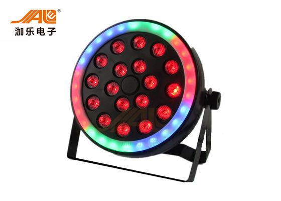 8 کانال 18 وات DJ Stage Lights RGB 3 In 1 LED Flat Par