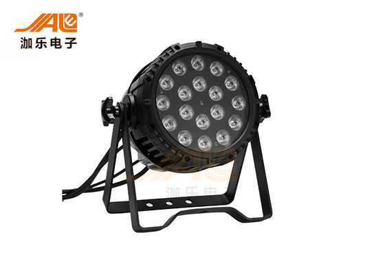 18x18w RGBWA UV 6 in 1 LED Par Dj مقاوم در برابر آب سبک