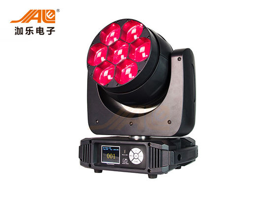 7 * 40W بزرگنمایی متحرک RGBW چراغ های مرحله ای 350 درجه چرخش