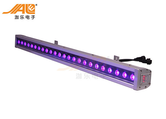 چراغ مرحله ای چراغ LED 24 * 3W IP65 RGBW نور شوینده دیواری در فضای باز