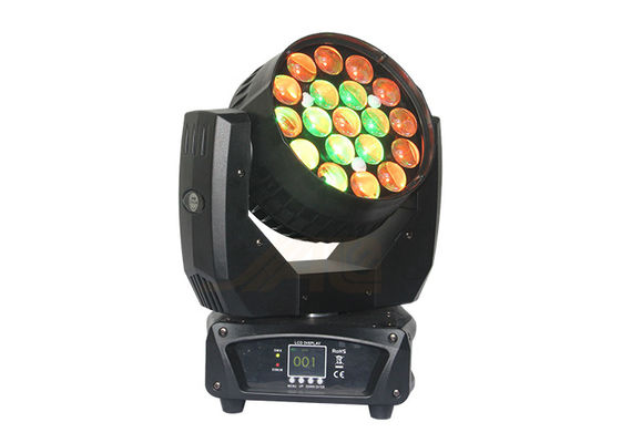 چراغ هد بزرگنمایی 19x15W LED 4 در 1 چراغ دیسکو