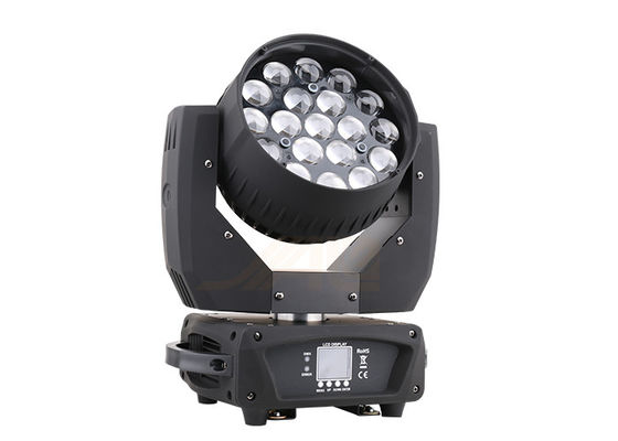 چراغ هد بزرگنمایی 19x15W LED 4 در 1 چراغ دیسکو
