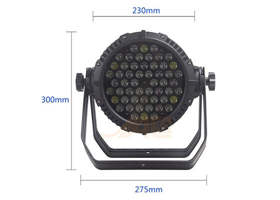 54x3W RGBW LED نور ضد آب چراغ مرحله نور