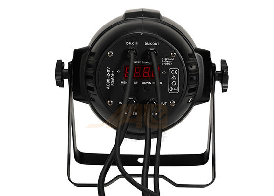 54x3w RGBW 3 IN 1 LED Par Can Lights 100٪ Electronic Dimming