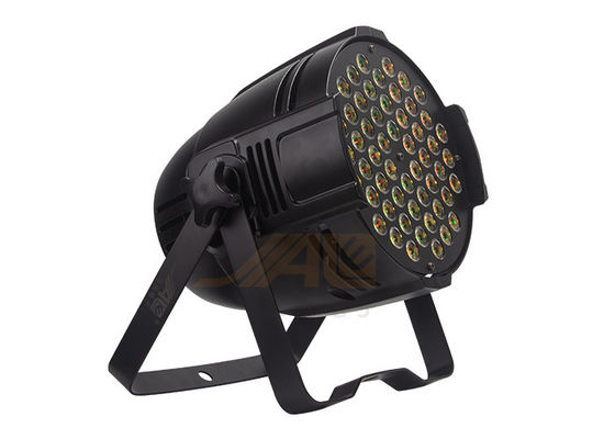 54x3w RGBW 3 IN 1 LED Par Can Lights 100٪ Electronic Dimming