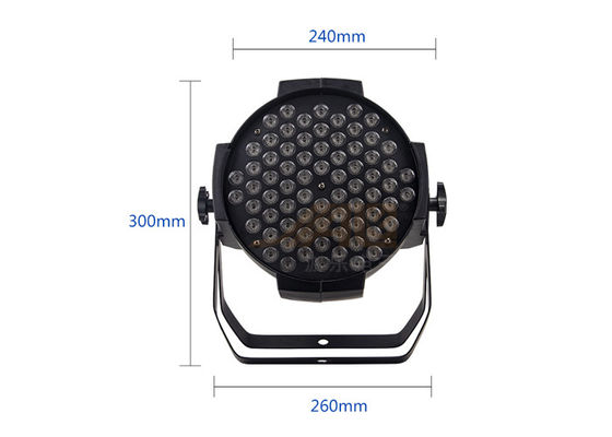 7CH 72x3w RGBW Led Par می تواند نور را برای Ktv تنظیم کند
