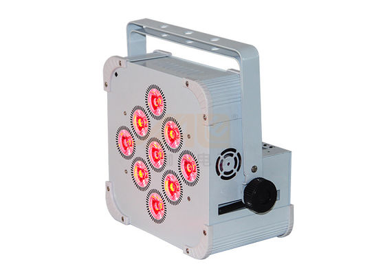 9*6w بی سیم DMX Par Light روشنایی بالا سه رنگ Leds نور باتری