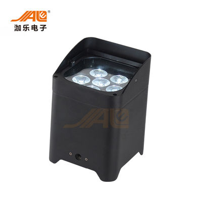 6PCS RGBWAUV 6 In 1 Wireless LED Par Cans Battery IRC Par Light