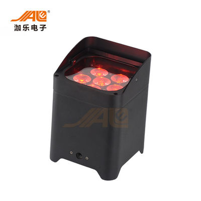6PCS RGBWAUV 6 In 1 Wireless LED Par Cans Battery IRC Par Light
