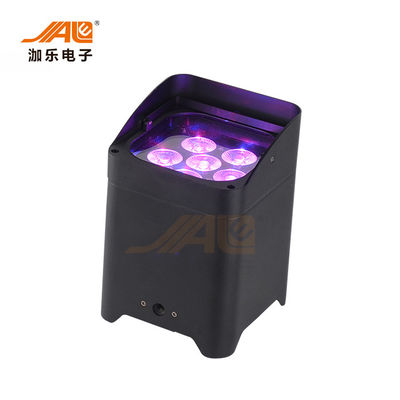 6PCS RGBWAUV 6 In 1 Wireless LED Par Cans Battery IRC Par Light