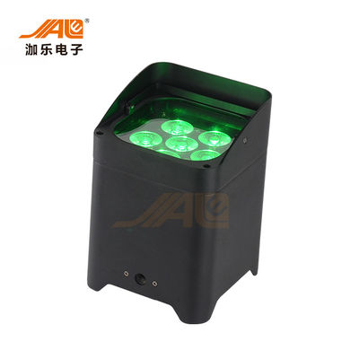 6PCS RGBWAUV 6 In 1 Wireless LED Par Cans Battery IRC Par Light