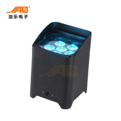 6PCS RGBWAUV 6 In 1 Wireless LED Par Cans Battery IRC Par Light