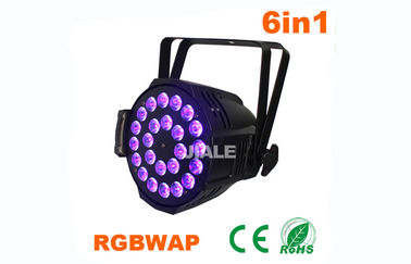بالا 1 LED پارا می تواند چراغ UV 24pcs رهبری لامپ 6 در 1 مرحله نمایش روشنایی برای استودیو CE و RoHS نورپردازی
