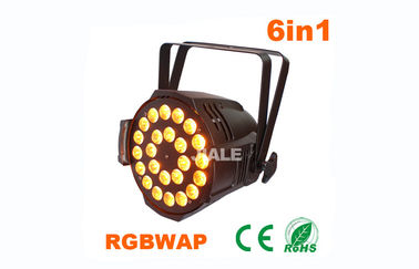 بالا 1 LED پارا می تواند چراغ UV 24pcs رهبری لامپ 6 در 1 مرحله نمایش روشنایی برای استودیو CE و RoHS نورپردازی
