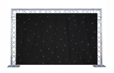 عمده فروشی LED ستاره پرده پارچه نور RGB برای مراسم عروسی و مراسم رویداد مراسم